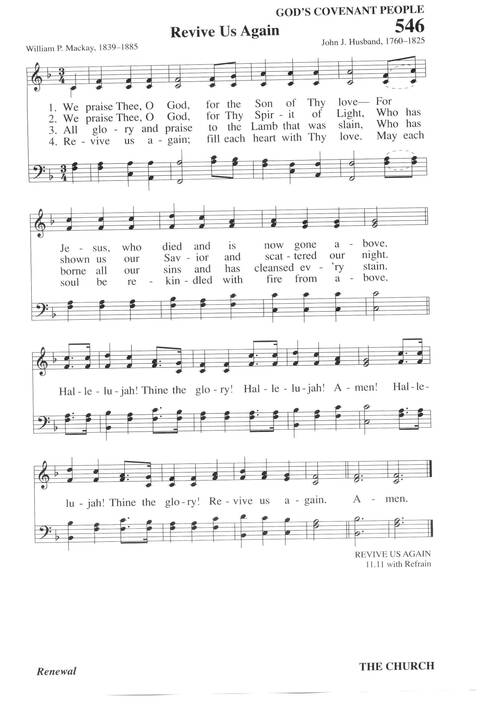 Hymns for a Pilgrim People: a congregational hymnal page 757