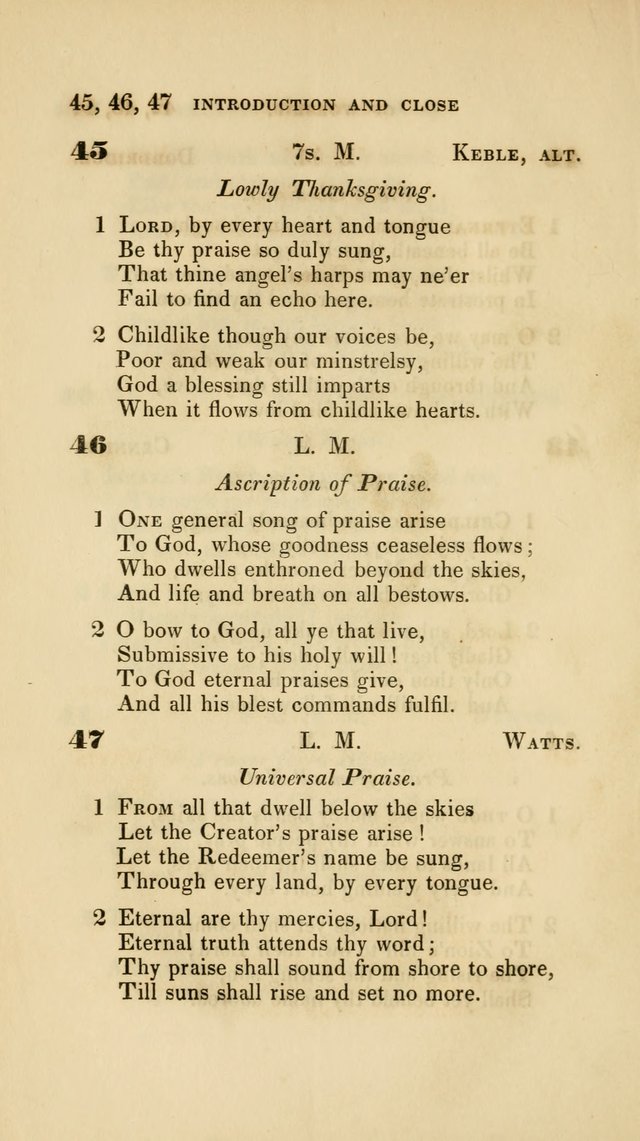 Hymns for Public Worship page 61