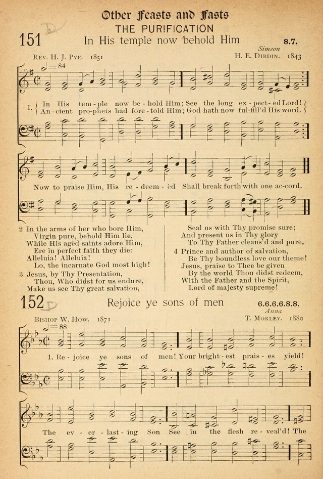 The Hymnal: revised and enlarged as adopted by the General Convention of the Protestant Episcopal Church in the United States of America in the of our Lord 1892..with music, as used in Trinity Church page 174
