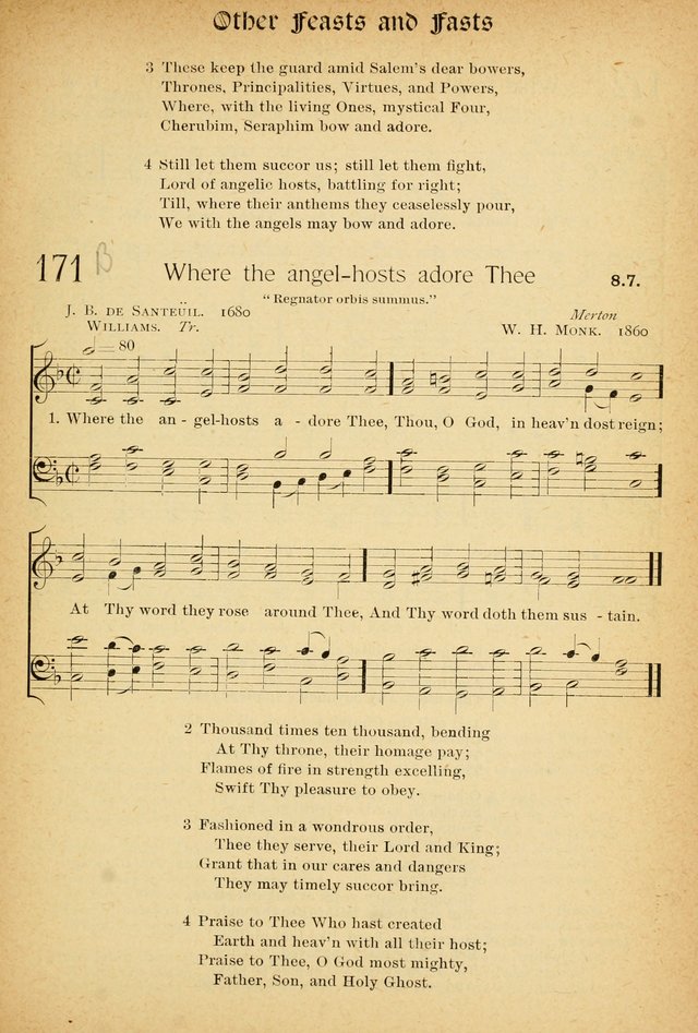 The Hymnal: revised and enlarged as adopted by the General Convention of the Protestant Episcopal Church in the United States of America in the of our Lord 1892..with music, as used in Trinity Church page 191