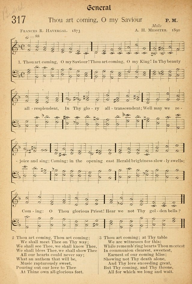 The Hymnal: revised and enlarged as adopted by the General Convention of the Protestant Episcopal Church in the United States of America in the of our Lord 1892..with music, as used in Trinity Church page 358