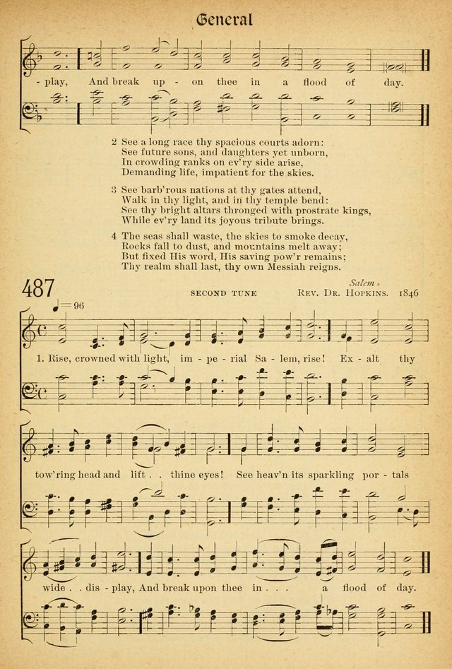 The Hymnal: revised and enlarged as adopted by the General Convention of the Protestant Episcopal Church in the United States of America in the of our Lord 1892..with music, as used in Trinity Church page 535