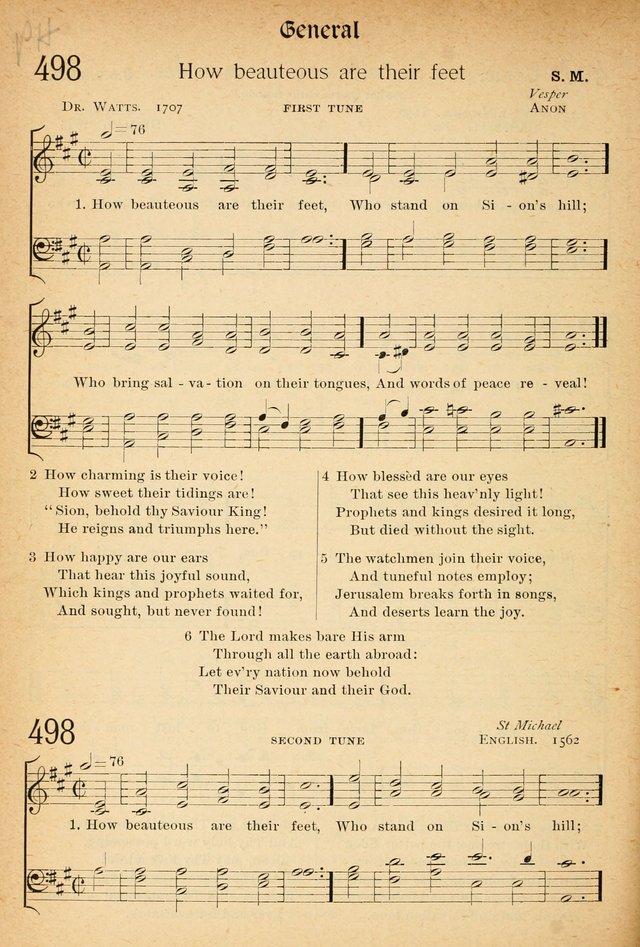 The Hymnal: revised and enlarged as adopted by the General Convention of the Protestant Episcopal Church in the United States of America in the of our Lord 1892..with music, as used in Trinity Church page 546