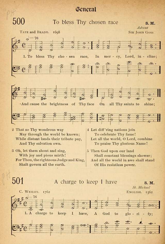 The Hymnal: revised and enlarged as adopted by the General Convention of the Protestant Episcopal Church in the United States of America in the of our Lord 1892..with music, as used in Trinity Church page 548