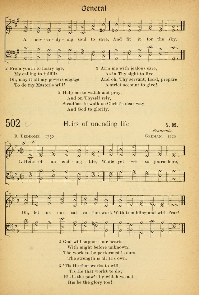 The Hymnal: revised and enlarged as adopted by the General Convention of the Protestant Episcopal Church in the United States of America in the of our Lord 1892..with music, as used in Trinity Church page 549