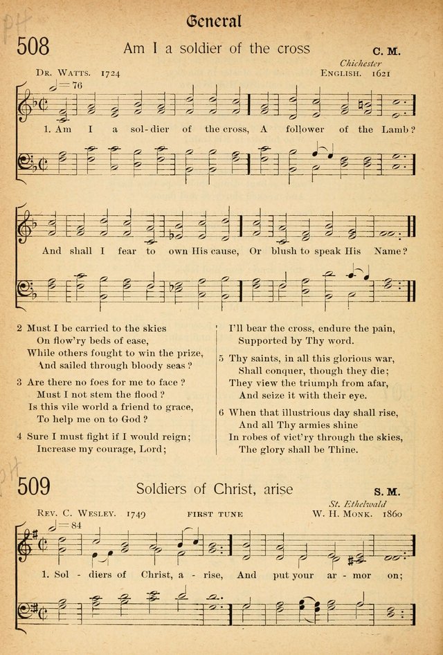 The Hymnal: revised and enlarged as adopted by the General Convention of the Protestant Episcopal Church in the United States of America in the of our Lord 1892..with music, as used in Trinity Church page 556