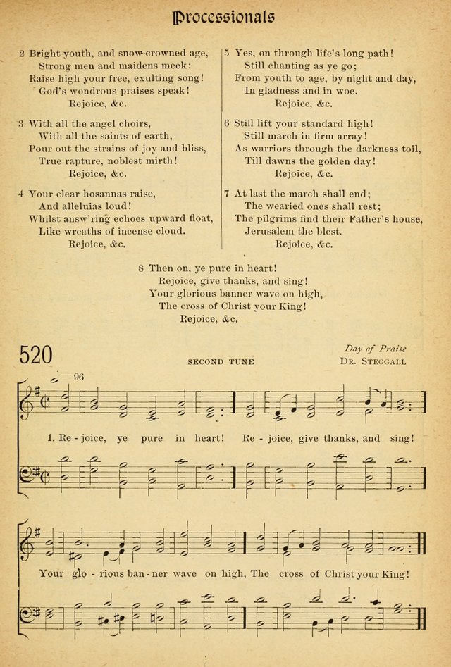 The Hymnal: revised and enlarged as adopted by the General Convention of the Protestant Episcopal Church in the United States of America in the of our Lord 1892..with music, as used in Trinity Church page 583