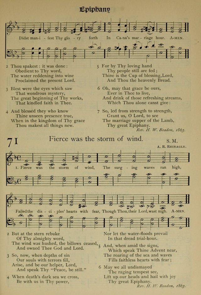 The Hymnal, Revised and Enlarged, as adopted by the General Convention of the Protestant Episcopal Church in the United States of America in the year of our Lord 1892 page 100