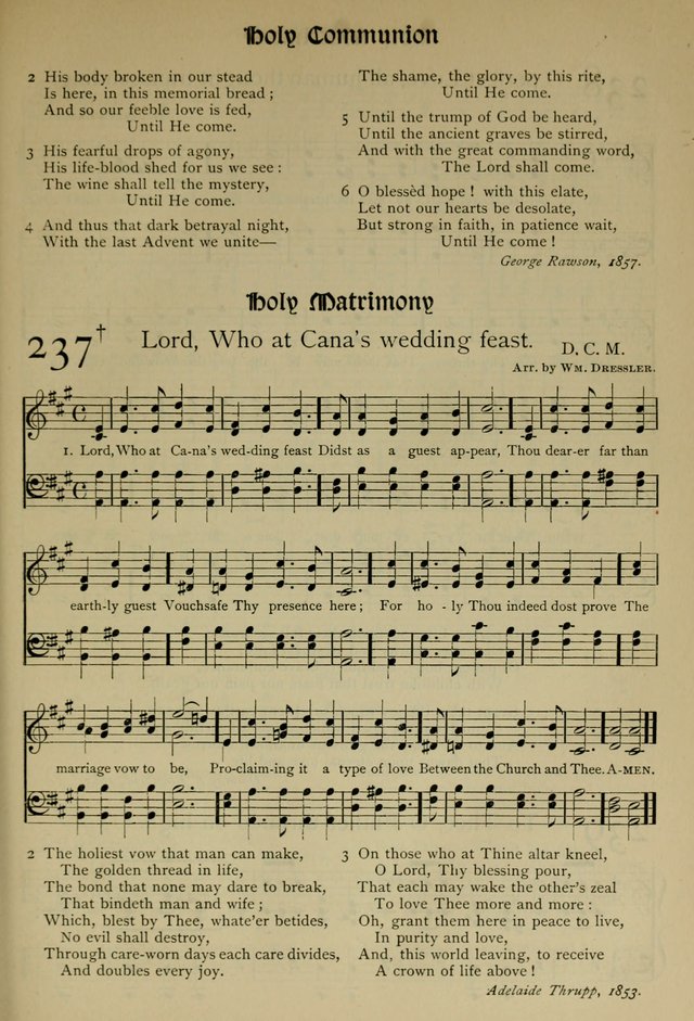 The Hymnal, Revised and Enlarged, as adopted by the General Convention of the Protestant Episcopal Church in the United States of America in the year of our Lord 1892 page 280