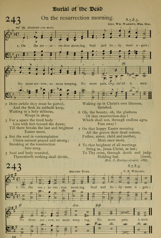 The Hymnal, Revised and Enlarged, as adopted by the General Convention of the Protestant Episcopal Church in the United States of America in the year of our Lord 1892 page 286