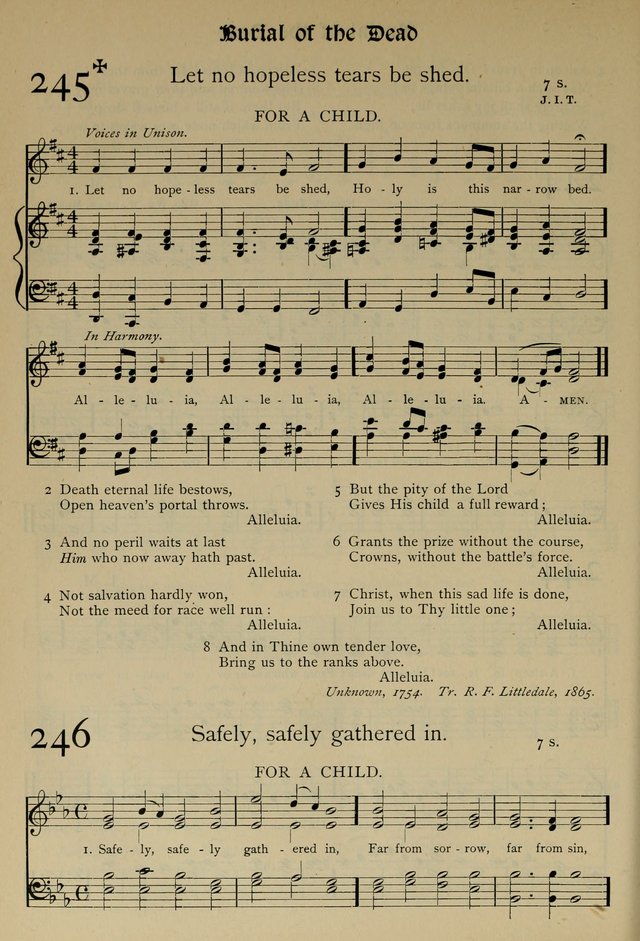 The Hymnal, Revised and Enlarged, as adopted by the General Convention of the Protestant Episcopal Church in the United States of America in the year of our Lord 1892 page 289