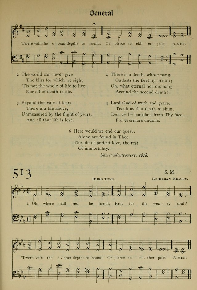 The Hymnal, Revised and Enlarged, as adopted by the General Convention of the Protestant Episcopal Church in the United States of America in the year of our Lord 1892 page 592
