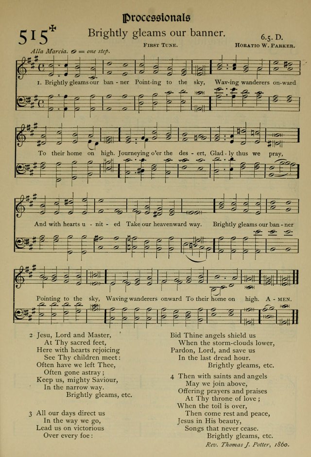 The Hymnal, Revised and Enlarged, as adopted by the General Convention of the Protestant Episcopal Church in the United States of America in the year of our Lord 1892 page 598