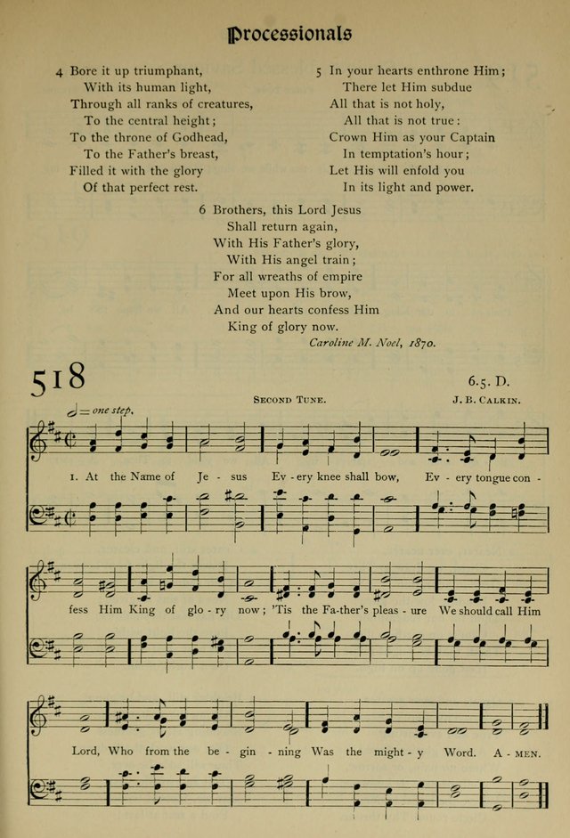 The Hymnal, Revised and Enlarged, as adopted by the General Convention of the Protestant Episcopal Church in the United States of America in the year of our Lord 1892 page 612