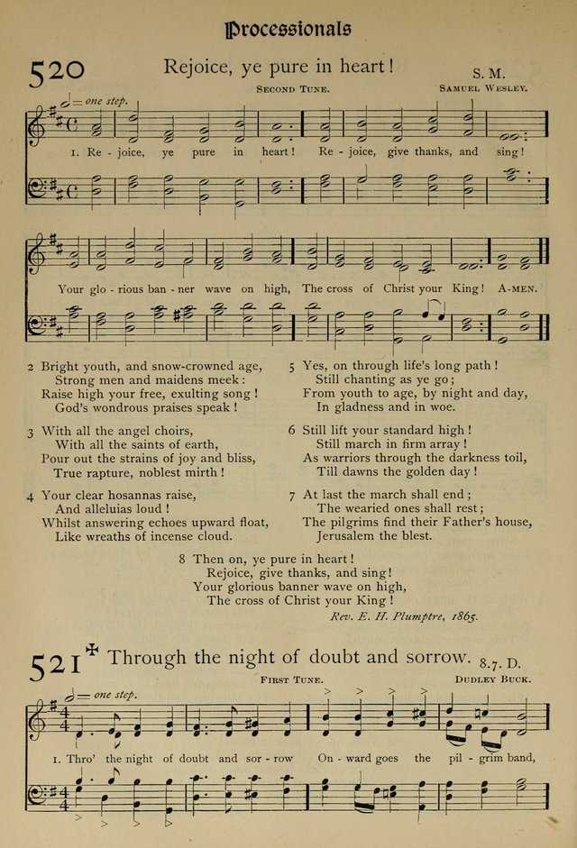 The Hymnal, Revised and Enlarged, as adopted by the General Convention of the Protestant Episcopal Church in the United States of America in the year of our Lord 1892 page 617