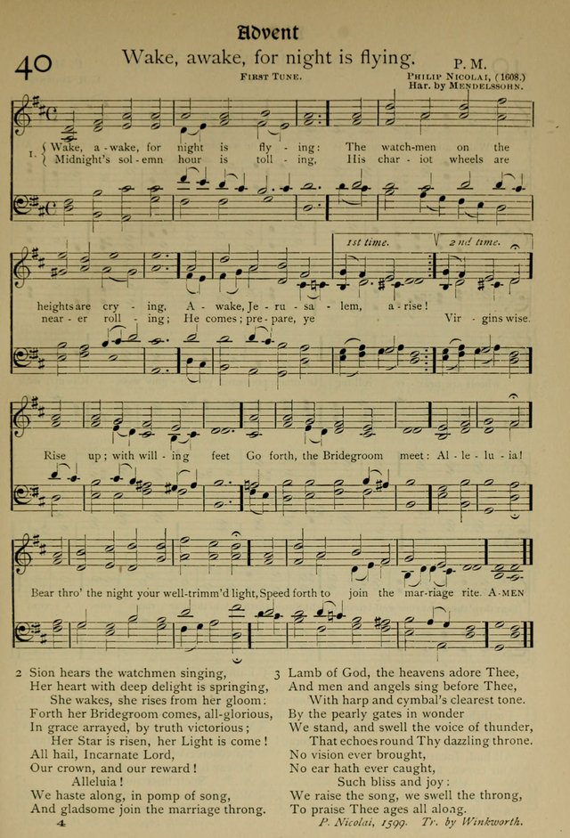 The Hymnal, Revised and Enlarged, as adopted by the General Convention of the Protestant Episcopal Church in the United States of America in the year of our Lord 1892 page 62