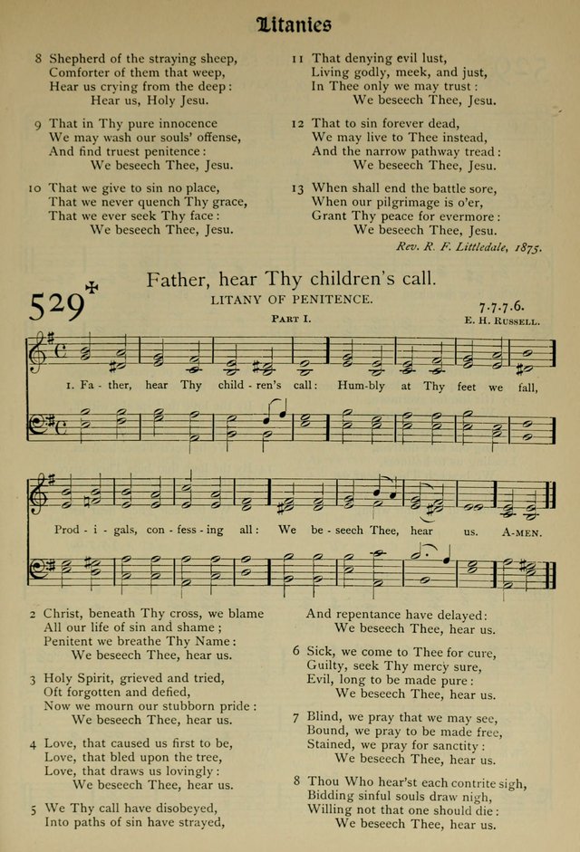 The Hymnal, Revised and Enlarged, as adopted by the General Convention of the Protestant Episcopal Church in the United States of America in the year of our Lord 1892 page 628