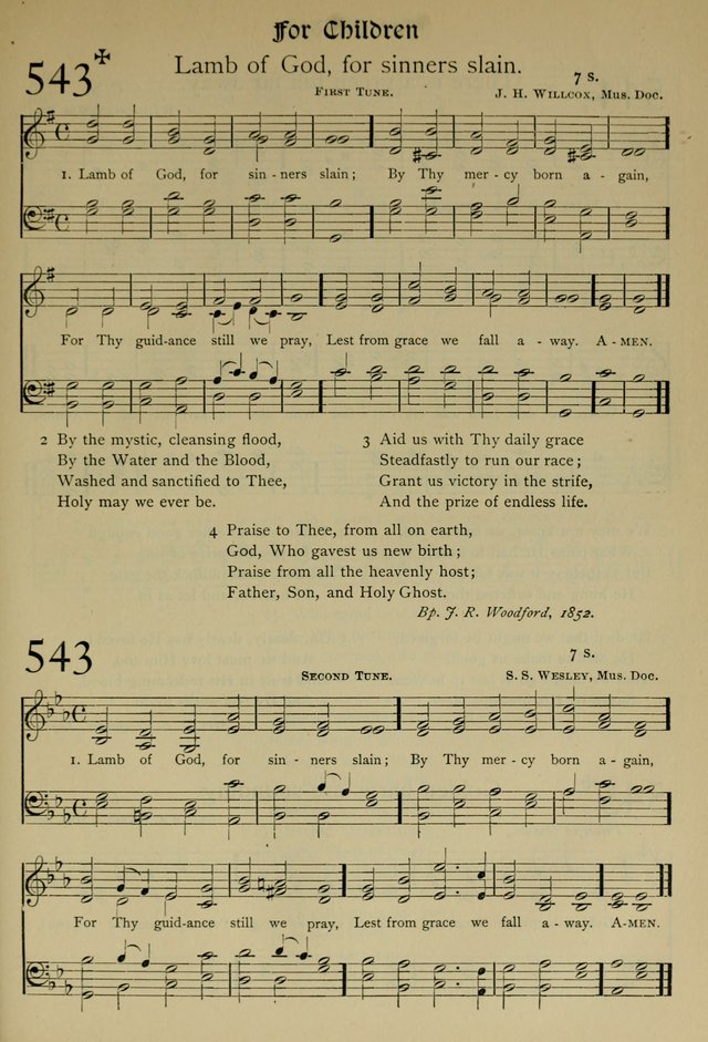 The Hymnal, Revised and Enlarged, as adopted by the General Convention of the Protestant Episcopal Church in the United States of America in the year of our Lord 1892 page 646