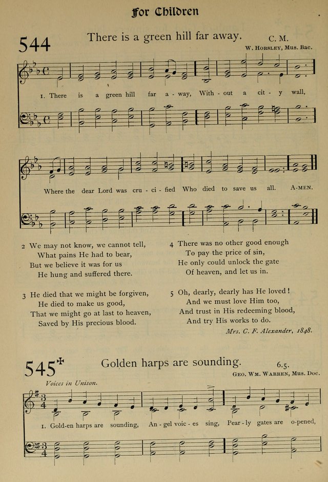 The Hymnal, Revised and Enlarged, as adopted by the General Convention of the Protestant Episcopal Church in the United States of America in the year of our Lord 1892 page 647