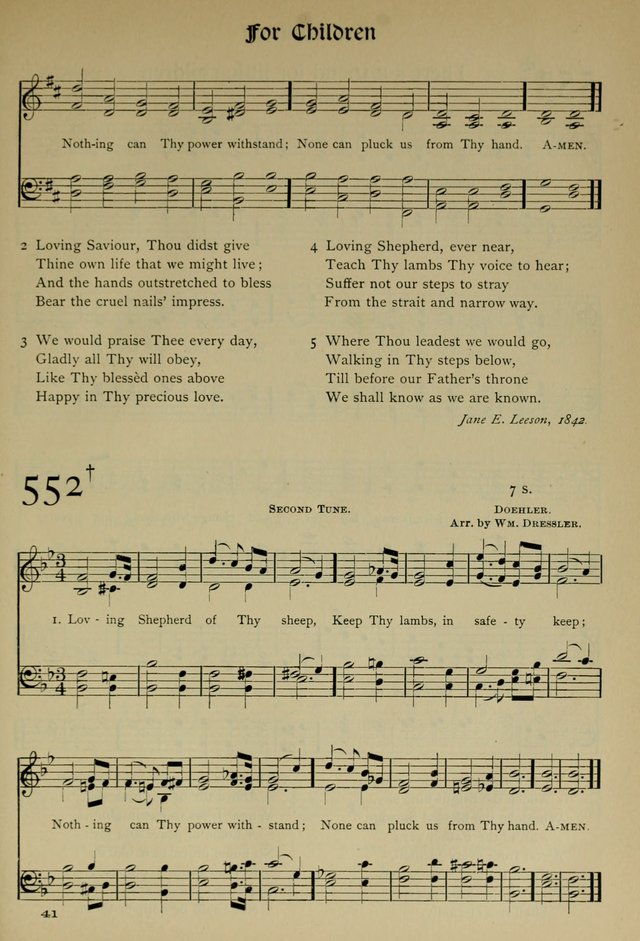 The Hymnal, Revised and Enlarged, as adopted by the General Convention of the Protestant Episcopal Church in the United States of America in the year of our Lord 1892 page 654