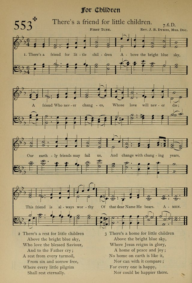 The Hymnal, Revised and Enlarged, as adopted by the General Convention of the Protestant Episcopal Church in the United States of America in the year of our Lord 1892 page 655