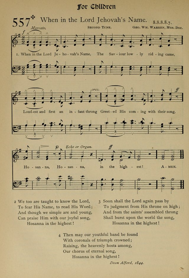 The Hymnal, Revised and Enlarged, as adopted by the General Convention of the Protestant Episcopal Church in the United States of America in the year of our Lord 1892 page 661