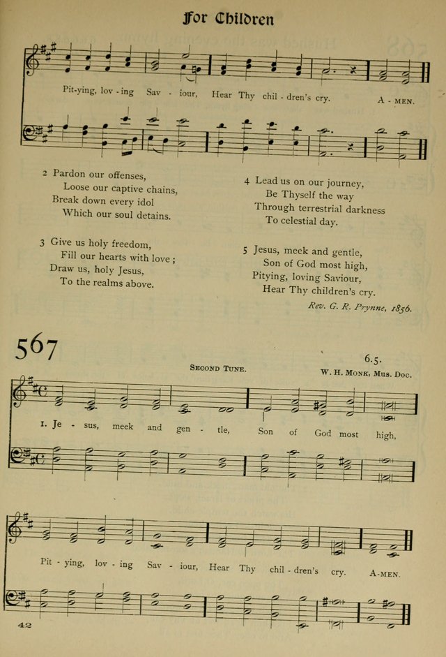 The Hymnal, Revised and Enlarged, as adopted by the General Convention of the Protestant Episcopal Church in the United States of America in the year of our Lord 1892 page 670