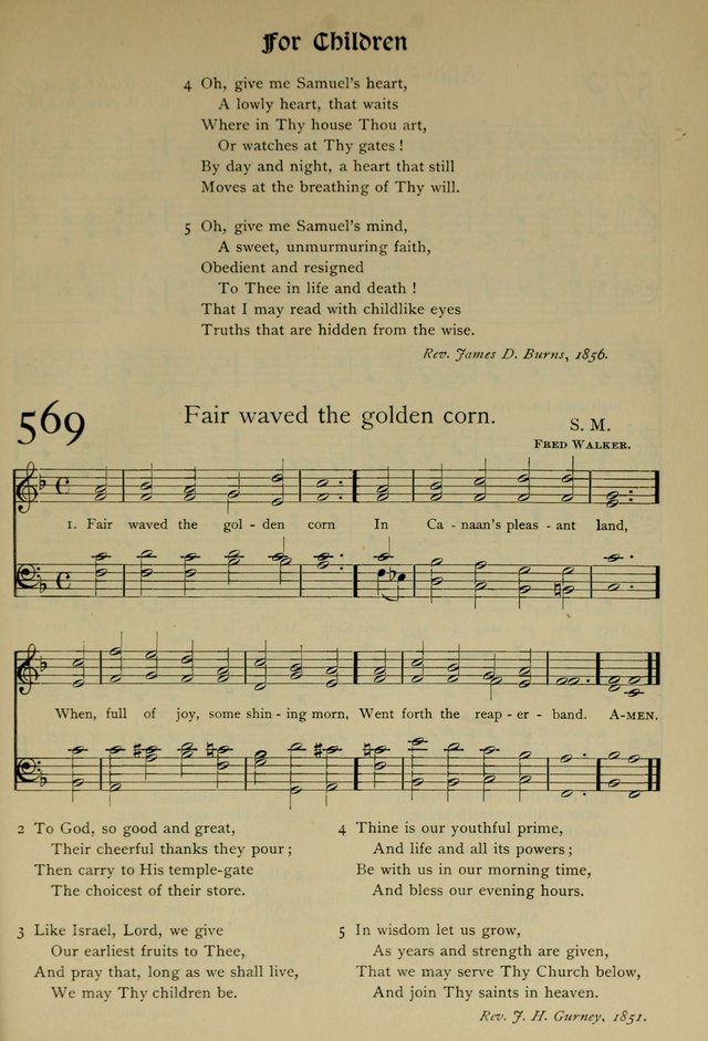 The Hymnal, Revised and Enlarged, as adopted by the General Convention of the Protestant Episcopal Church in the United States of America in the year of our Lord 1892 page 672