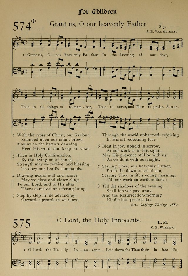The Hymnal, Revised and Enlarged, as adopted by the General Convention of the Protestant Episcopal Church in the United States of America in the year of our Lord 1892 page 677
