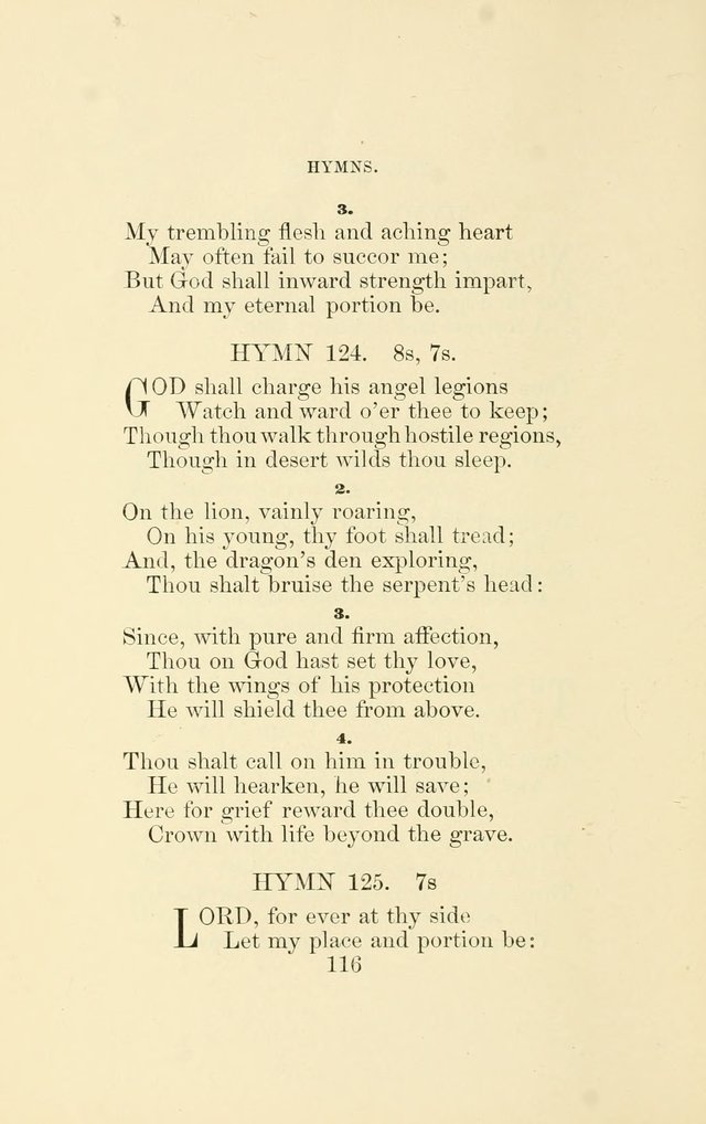 Hymns Recommended for use in the Reformed Episcopal Church page 123