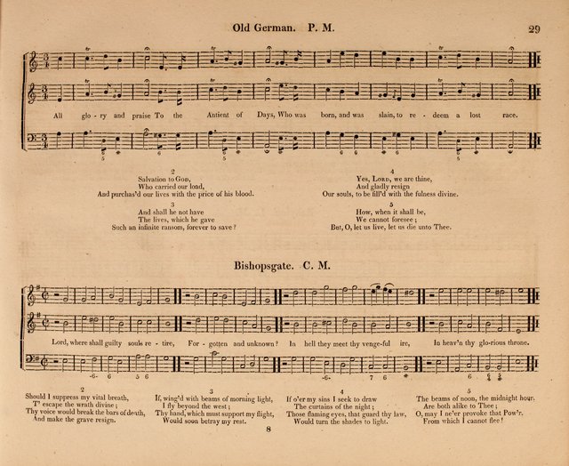 Harmonia Sacra: a Compilation of Psalm and Hymn Tunes [from the most celebrated European masters] page 29