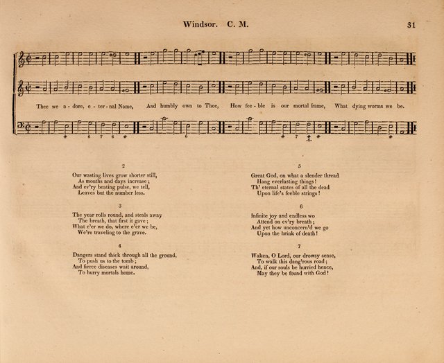 Harmonia Sacra: a Compilation of Psalm and Hymn Tunes [from the most celebrated European masters] page 31