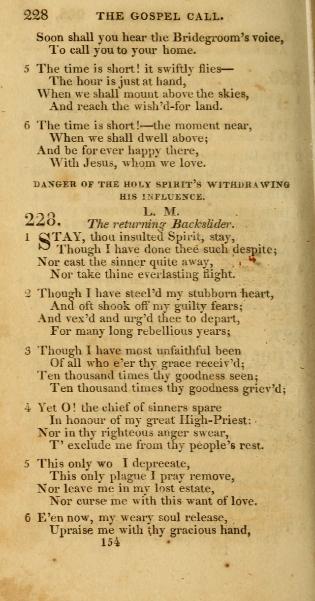 Hymns, Selected and Original: for public and private worship (1st ed.) page 154
