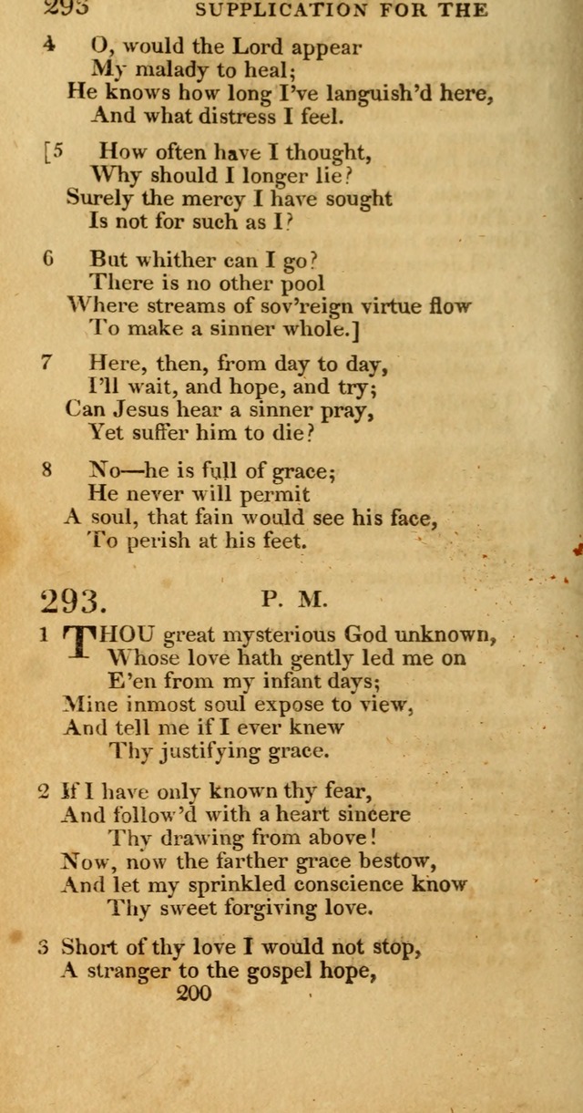 Hymns, Selected and Original: for public and private worship (1st ed.) page 200