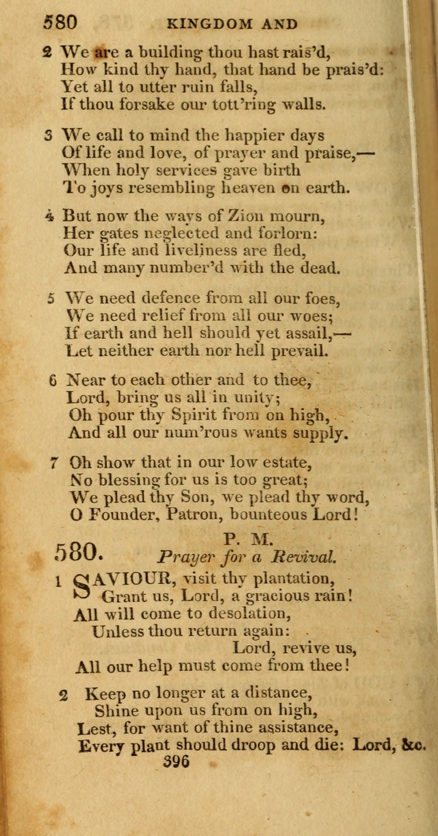 Hymns, Selected and Original: for public and private worship (1st ed.) page 396