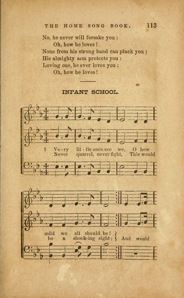 Home Song Book, prepared for the use of the Children of the Home for the Friendless page 101