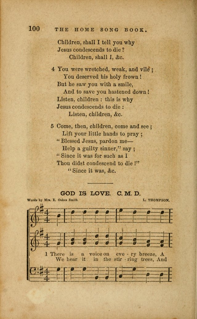 Home Song Book, prepared for the use of the Children of the Home for the Friendless page 88