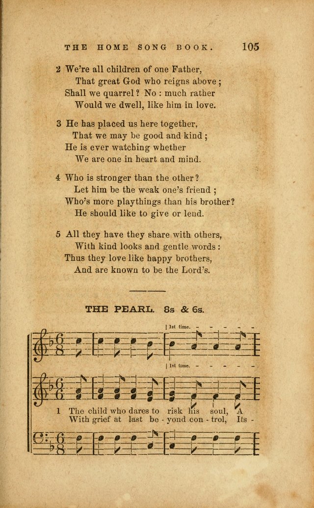 Home Song Book, prepared for the use of the Children of the Home for the Friendless page 93