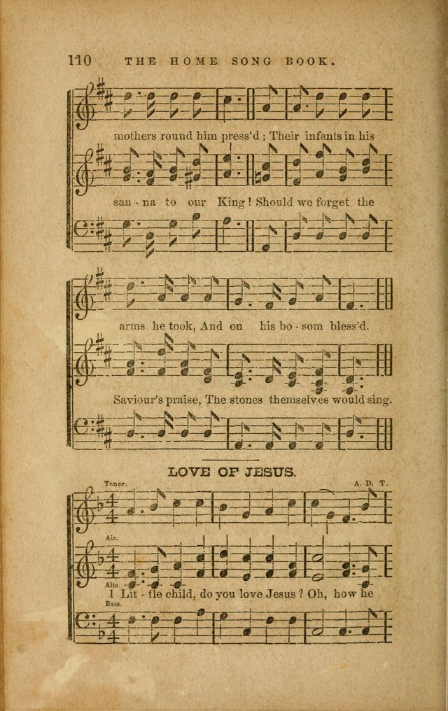 Home Song Book, prepared for the use of the Children of the Home for the Friendless page 98