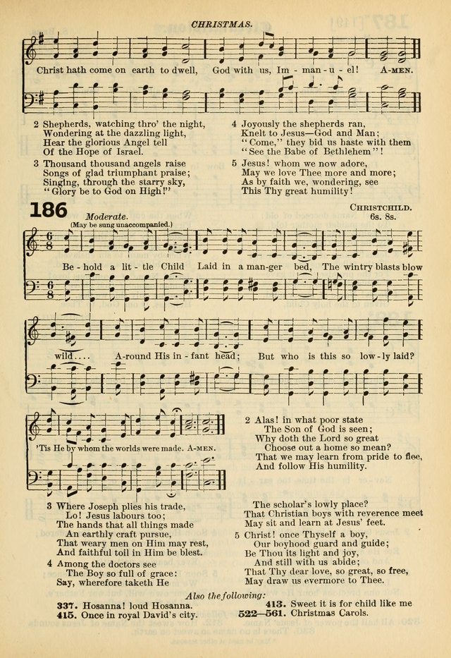 A Hymnal and Service Book for Sunday Schools, Day Schools, Guilds, Brotherhoods, etc. page 128