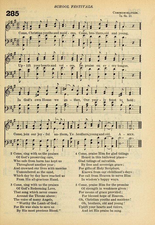 A Hymnal and Service Book for Sunday Schools, Day Schools, Guilds, Brotherhoods, etc. page 200