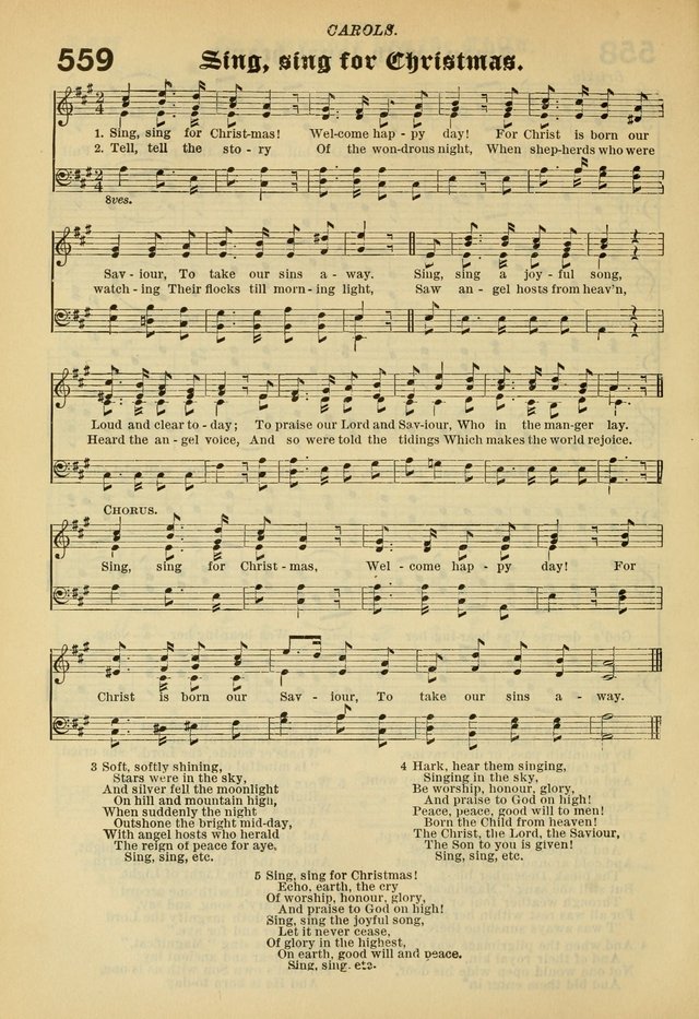 A Hymnal and Service Book for Sunday Schools, Day Schools, Guilds, Brotherhoods, etc. page 421