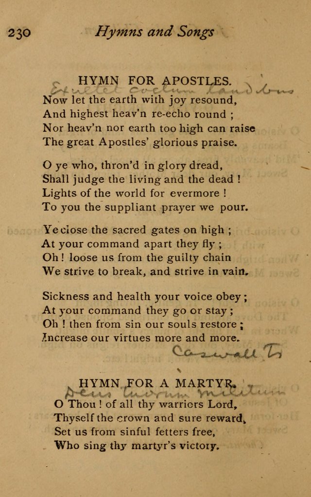 Hymns and Songs for Catholic Children page 230
