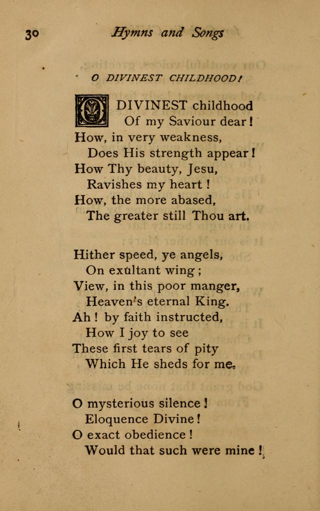 Hymns and Songs for Catholic Children page 30