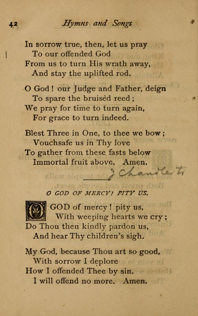Hymns and Songs for Catholic Children page 42