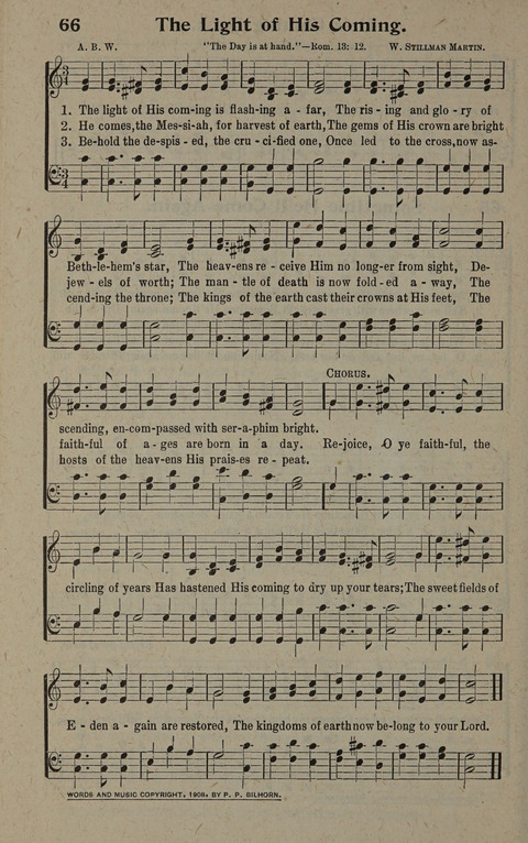 Hymns of the Second Coming of Our Lord Jesus Christ page 66