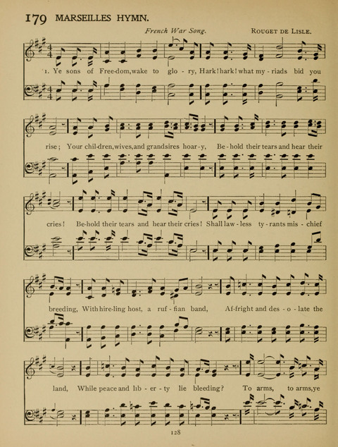 High School Hymnal: a collection of Psalms and Hymns for the use of High Schools and Seminaries page 120