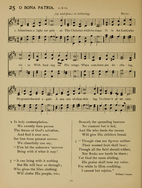 High School Hymnal: a collection of Psalms and Hymns for the use of High Schools and Seminaries page 14