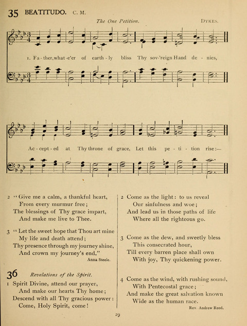 High School Hymnal: a collection of Psalms and Hymns for the use of High Schools and Seminaries page 21