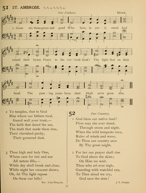 High School Hymnal: a collection of Psalms and Hymns for the use of High Schools and Seminaries page 29